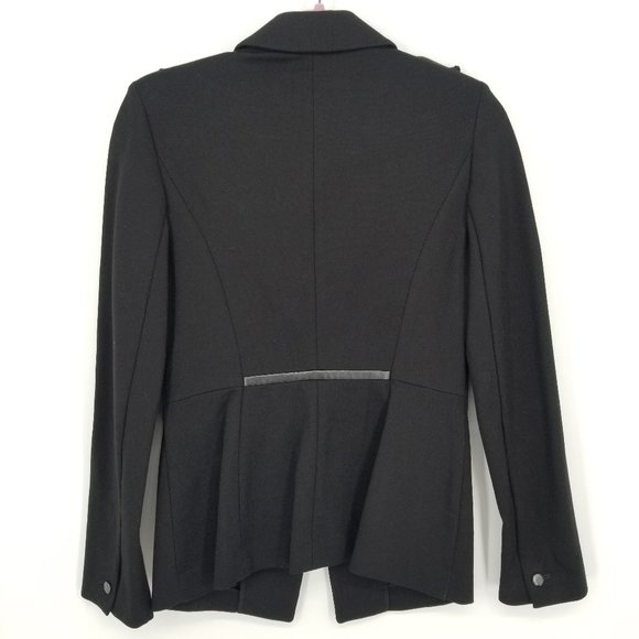 White House Black Market Ponte Knit Blazer Jacket 0 - Picture 9 of 13
